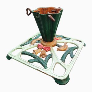 Art Nouveau Cast Iron Christmas Tree Stand, 1890s
