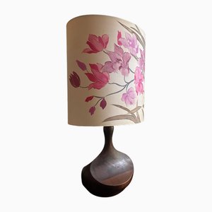 Brutalistische Holzlampe, 1960