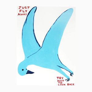 David Shrigley, Vola via, 2022, Litografia