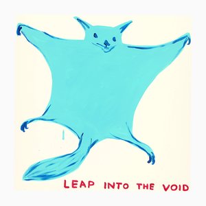David Shrigley, Leap Into the Void, 2023, Lithography