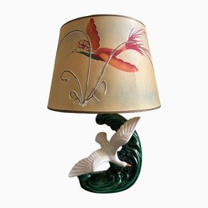 Vintage Keramiklampe von Vallauris, 1950er
