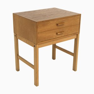 Table de Chevet Scandinave en Chêne, 1960s