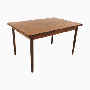 Mesa de comedor danesa de teca, 1960