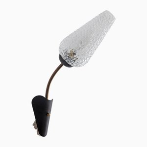 Französische Wandlampe von Maison Lunel, 1950er
