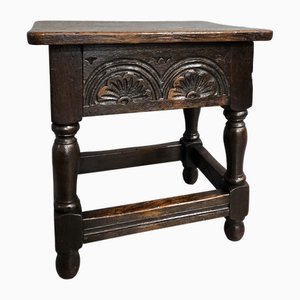 Antique Oak Stool, 1810