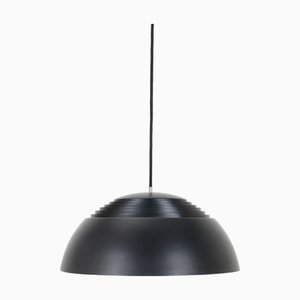 Black AJ Royal 500 Pendant Lamp by Arne Jacobsen for Louis Poulsen, 1950s
