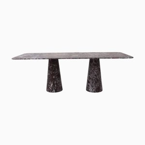 Red Rosso Marble Rectangle Dining Table by My Habitat Design
