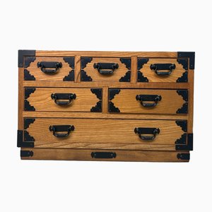 Vintage Japanese Jewelry Chest with Six Drawers, 1960s