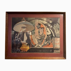 John Piper, Komposition, 1939, Lithographie, Gerahmt