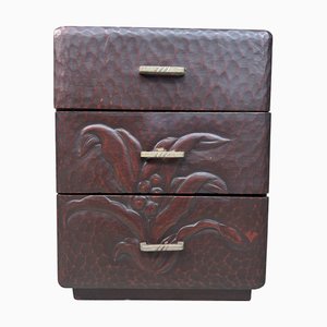 Cassettiera vintage Kamakura-Bori Haribako, Giappone, anni '60