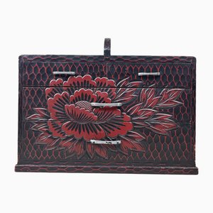 Coffre à Bijoux Kamakura-Bori Haribako Vintage, Japon, 1970s
