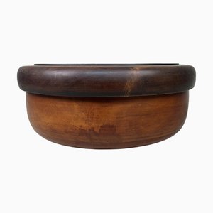 Scatola vintage in legno con coperchio, Giappone, anni '50