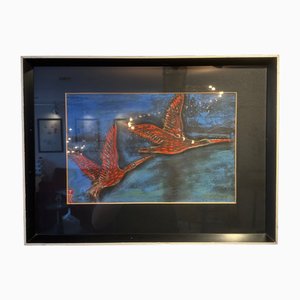 T. S. Ellarti, Japanese Composition, 1961, Etching