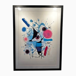 Joan Miro, The Singing Fish, Miro Institute Spain, 1960er, Große Lithographie