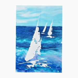 Macarena Sanz, Barcolana Race 7, Watercolor