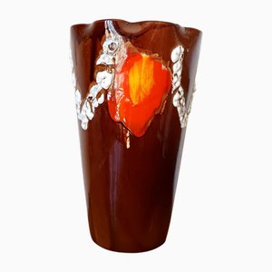 Large Vintage Ceramic Vase Vallauris