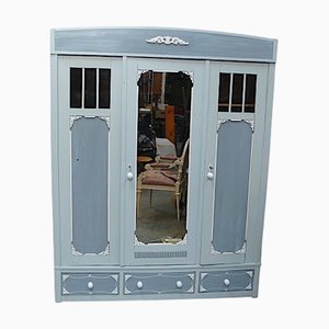 Armadio in legno tenero, fine XIX secolo