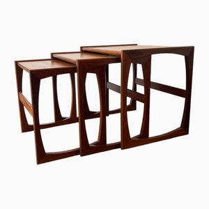Teak Nesting Tables from G-Plan, 1960s, Set of 3