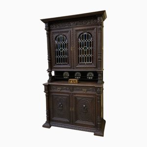 Antique Display Cabinet in Oak, 1880