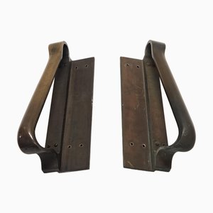 Maniglie per porte in bronzo di Alvar Aalto per Valaistustyö, set di 2