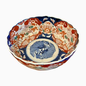 Large Antique Edwardian Japanese Imari Bowl, 1900