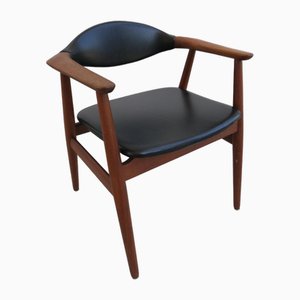 Fauteuil en Teck par Erik Kirkegaard pour Glostrup, 1960s