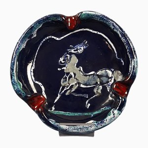 Cendrier de Umberto Ghersi Cervo Albissola, 1950s