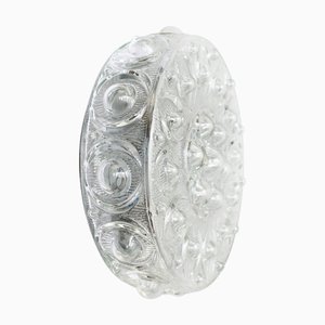 Mid-Century Clear Glass Sconce