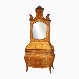 20th Century Walnut Lombard Trumeau, 1960s