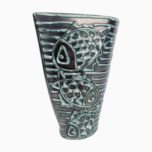Ceramic Vase by Géza Gorka, 1960s
