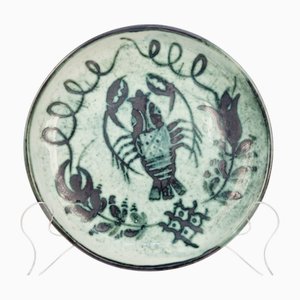 Assiette Décorative en Céramique par Géza Gorka, 1960s