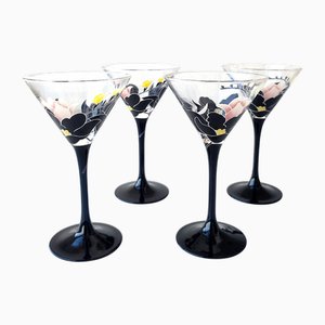 Verres Anaïs de Luminarc Domino, 1980s, Set de 4