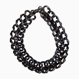 Antique Silver and Rose Gold Link Bracelet, 1890s