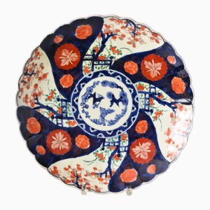Large Japanese Imari Porcelain Charger Plate, 1890s, Befos