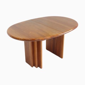 Ovaler dänischer Vintage Esstisch aus Teak von Burchardt-Nielsen Møbelfabrik, 1960er