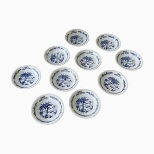 Gien Rhum Saint James Bowls, 1950s, Set of 10