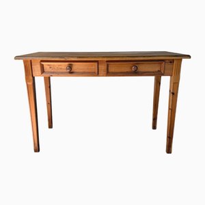 Vintage English Pine Desk, 1980s