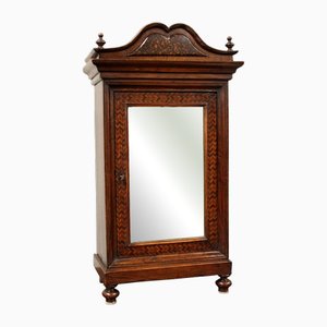 Modèle Miniature de Armoire Monnaie en Noyer, Italie, 19ème Siècle