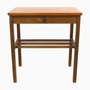 Table de Chevet Scandinave en Teck, Suède, 1960