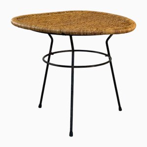 Rattan Coffee Table by Campo E Graffi, 1960s