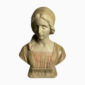 Prof. Giuseppe Bessi, Primo Amore (First Love) Bust, Marble