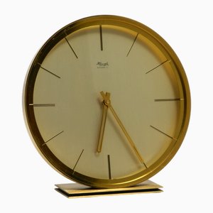 Orologio da tavolo vintage in ottone di Kienzle, anni '60