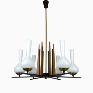 Mid-Century Chandelier attributed Stilnovo, Italy, 1960s