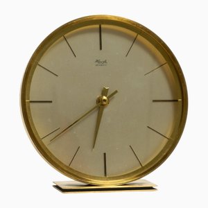 Orologio da tavolo vintage in ottone di Kienzle, anni '60