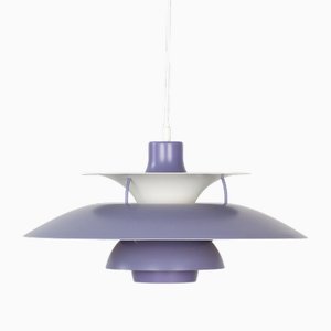 Lampe à Suspension Indigo PH 5 Vintage par Poul Henningsen pour Louis Poulsen, 1990s
