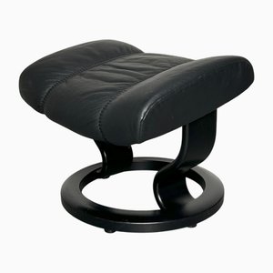 Stressless Ottomane aus Leder von Ekornes, 1990er