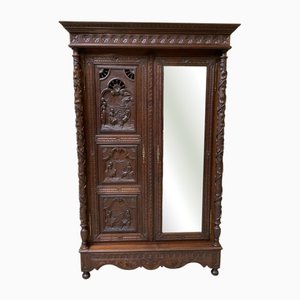 Antique Breton Cabinet, 1880