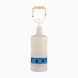 Große Italienische Tischlampe aus Glasierter Keramik von Aldo Londi für Bitossi, 1970er