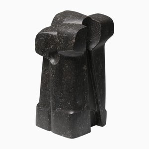 Jan Keustermans, Abstrakte Skulptur, Belgischer Blaustein
