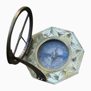 Equatorial Sundial and Compass by Johann Nepomuk Schrettegger, 18th Century
